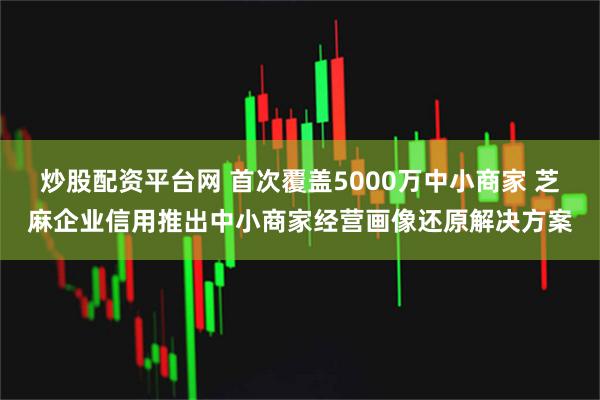 炒股配资平台网 首次覆盖5000万中小商家 芝麻企业信用推出中小商家经营画像还原解决方案